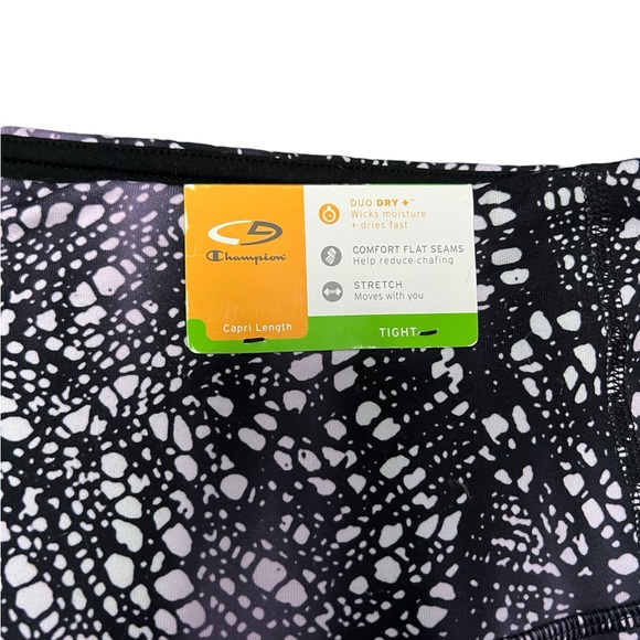 NWT Champion DuoDry Capri Length Leggings Size M - Picture 5 of 5